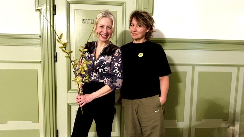 O naborze do nowej edycji rezydencji artystycznych Bogumiła Wresiło rozmawiała z Elżbietą Jabłońską/Fot. Izabela Langner