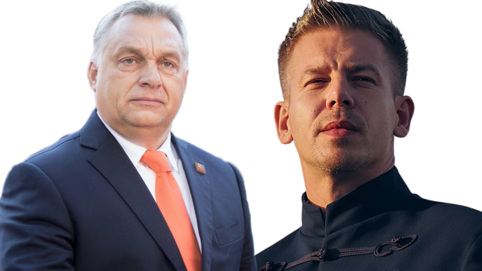 Viktor Orban i Peter Magyar/fot. Wikipedia