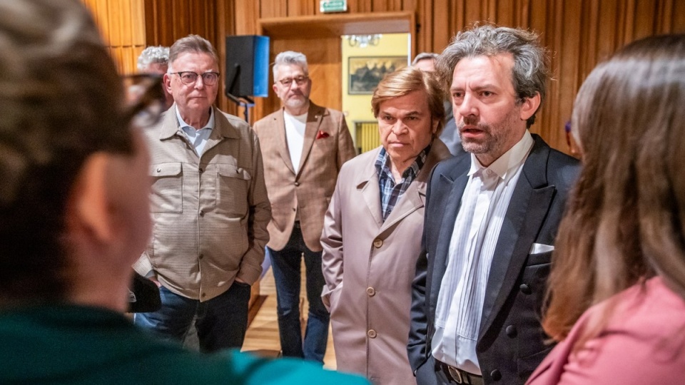 Zdjęcia z planu filmowego „Morderstwa w Filharmonii”/fot. Andrzej Goiński/UMWKP