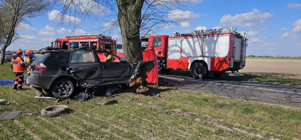 Do śmiertelnego wypadku doszło w miejscowości Witowo-Kolonia w powiecie radziejowskim. / Fot. KP PSP w Radziejowie