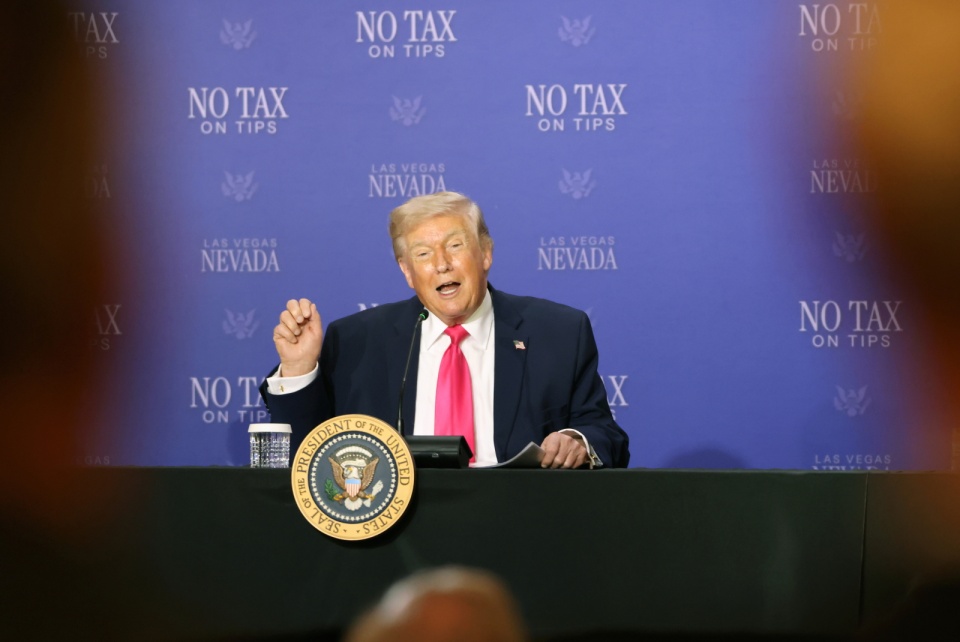 Prezydent USA Donald Trump/fot. PAP/EPA/RONDA CHURCHILL