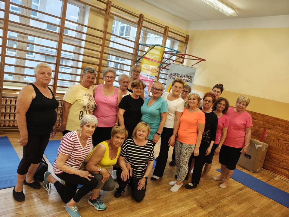 Ćwiczenia dla seniorów/fot. archiwum Włocławskiego Szkolnego Związku Sportowego