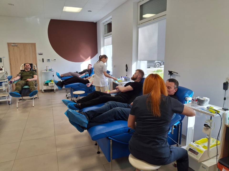 W Grudziądzu trwa 14. edycja akcji „Twoja krew – moje życie”/fot. Marcin Doliński