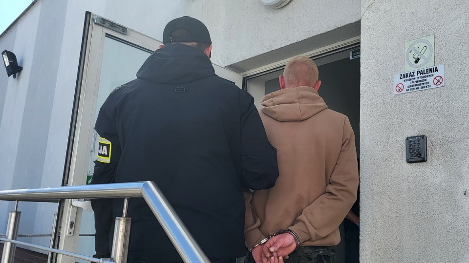 40-latkowi postawiono w sumie pięć zarzutów/fot. KPP w Sępólnie Krajeńskim