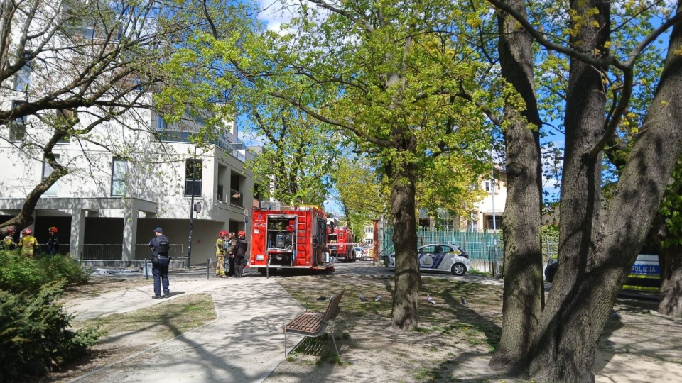 Drażniący zapach w jednym z budynków przy ul. Garbary w Bydgoszczy/fot. Kamil Bzdzian