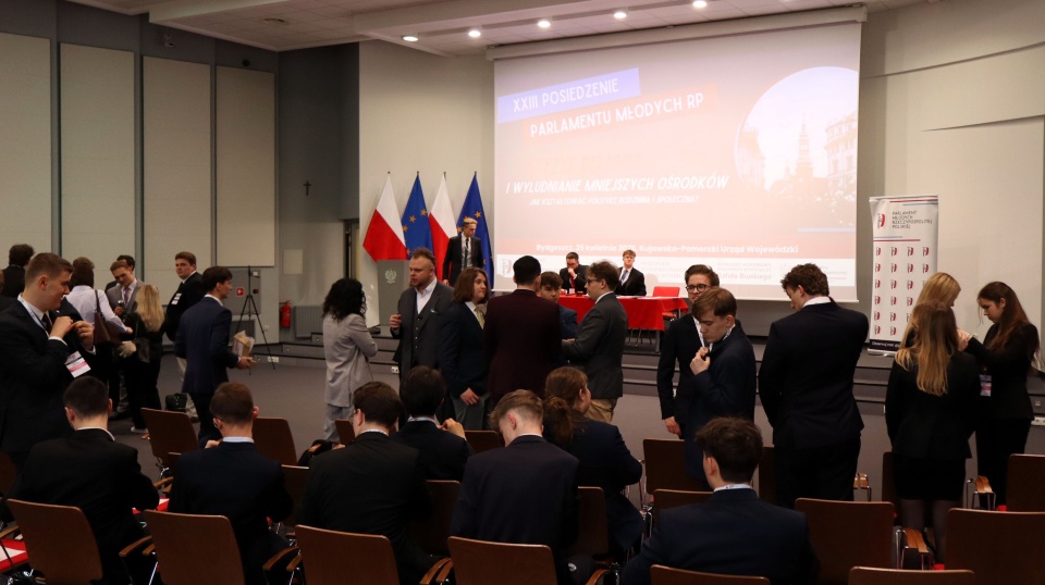 W Bydgoszczy obraduje Parlament Młodych Rzeczpospolitej Polskiej/fot. Tatiana Adonis
