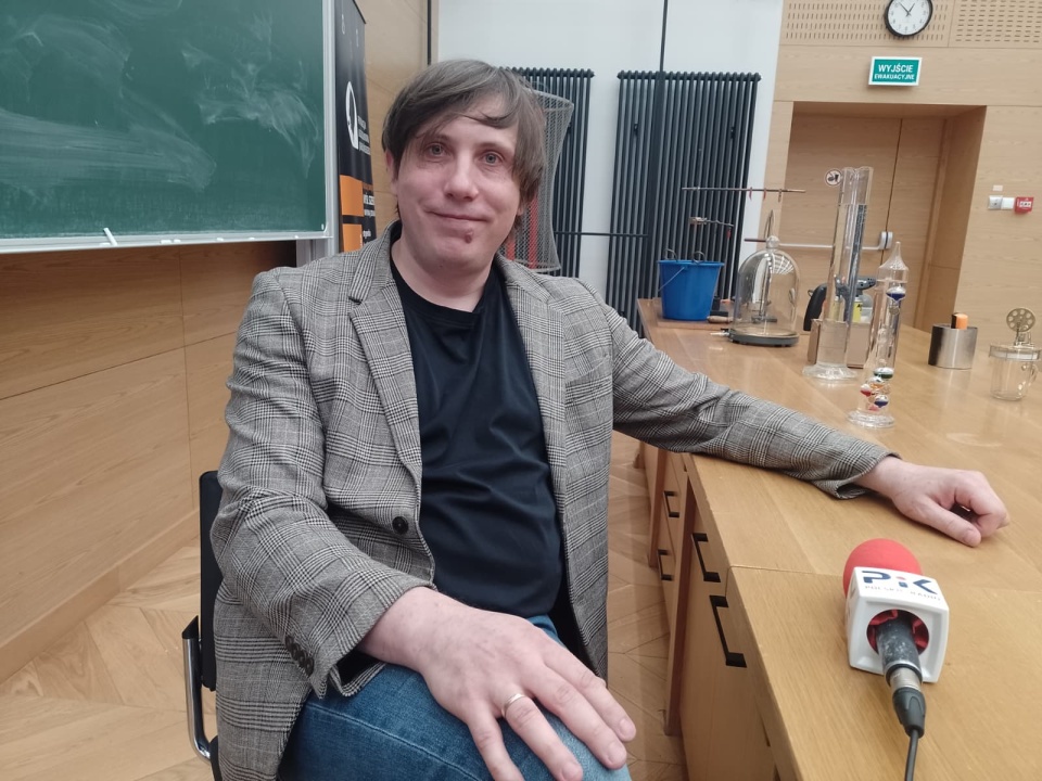 Fizyk z UMK w Toruniu prof. Kamil Fedus/Fot. Michał Zaręba
