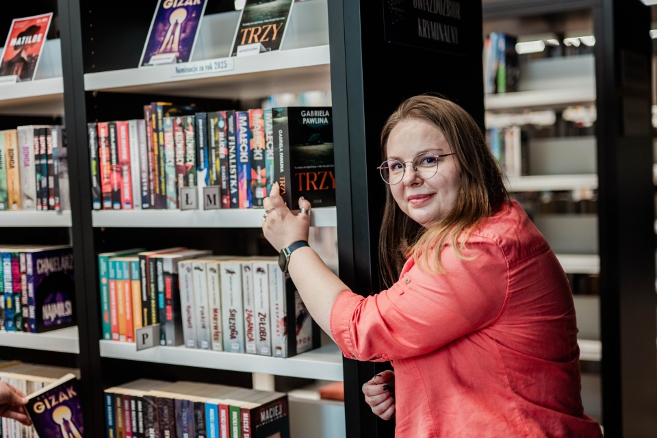 Gabriela Pawlina. / Fot. Julia Marszewska dla Książnicy Kopernikańskiej w Toruniu