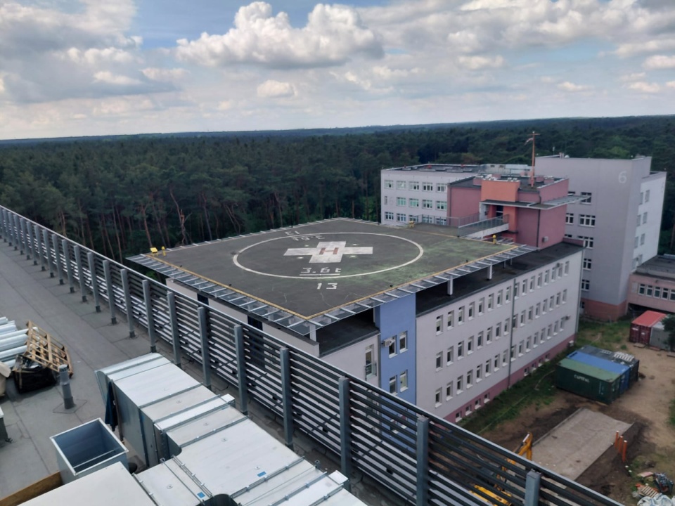 Trwa rozbudowa szpitala we Włocławku. / Fot. Radosław Jagieła