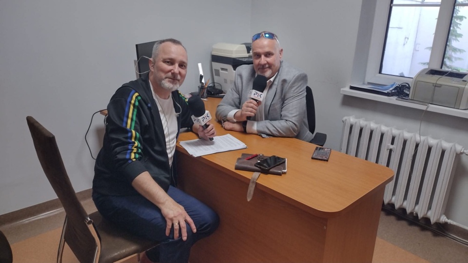 Wiceprezes PZMot-u Bartosz Bieliński i Maciej Wilkowski/fot. nadesłane
