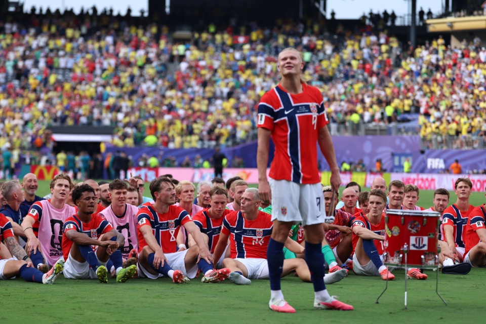 Norwegia „powiosłowała” do ćwierćfinału. Stać ją na więcej?/fot. PAP/EPA/Olga Fedorova