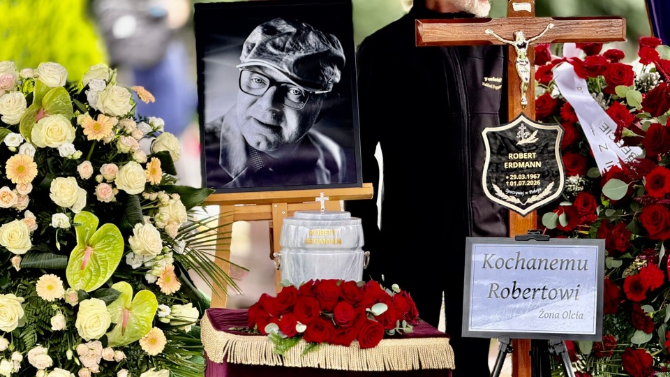 Pożegnanie naszego redakcyjnego kolegi - Roberta Erdmanna /fot. Izabela Langner