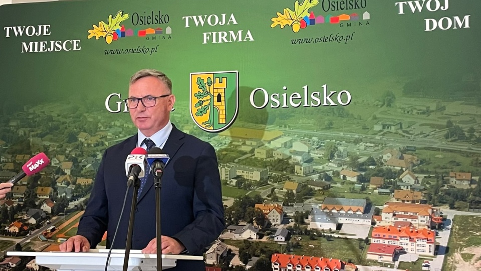 Wójt gminy Osielsko Łukasz Jedliński/fot. Natasza Trzebuchowska