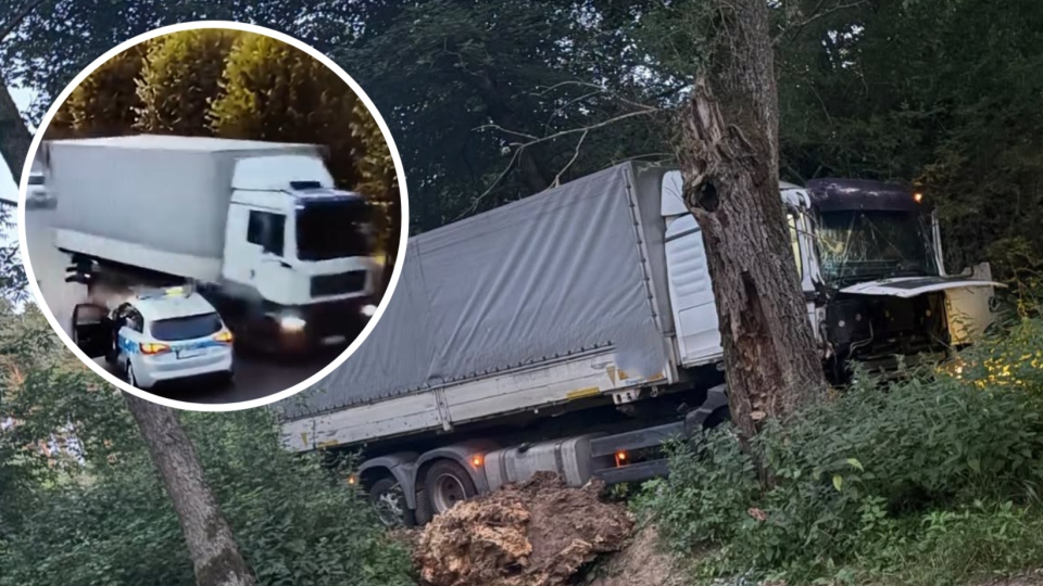 Kierowca ciężarówki uciekał przed policją i KAS. Został zatrzymany w Wielkopolsce! [aktualizacja, wideo]