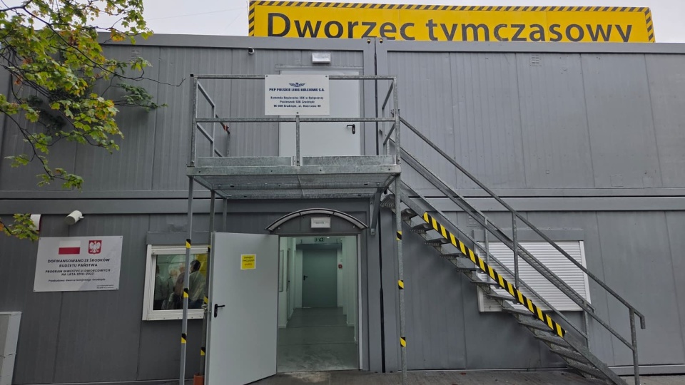 Dworzec tymczasowy w Grudziądzu/fot. Marcin Doliński