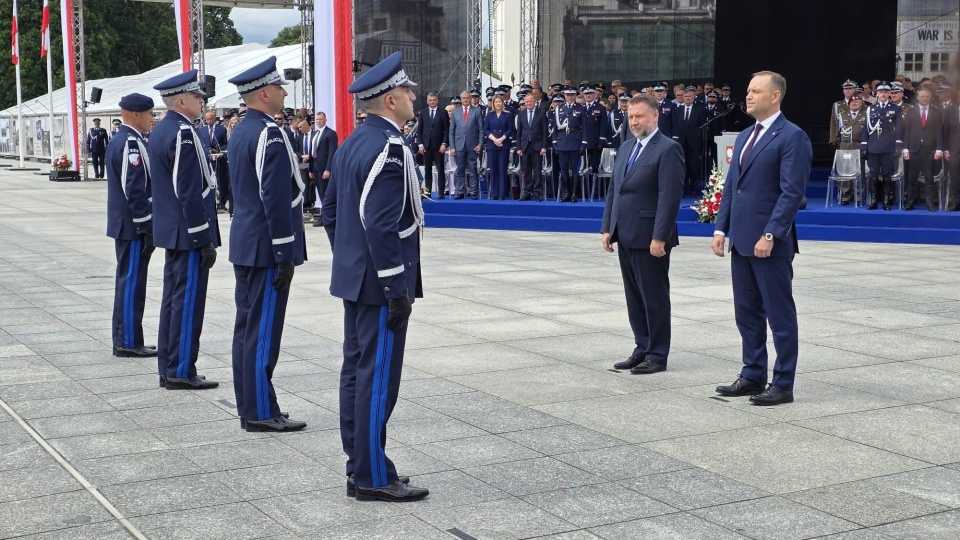 Czterech policyjnych oficerów odebrało nominacje podczas centralnych obchodów Święta Policji/ Fot. Policja