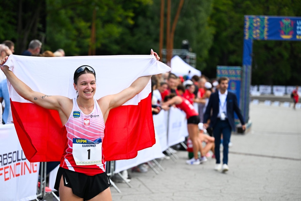 Małgorzata Karbownik zdobyła złoty medal mistrzostw świata juniorów do lat 22 w pięcioboju nowoczesnym/fot. www.pentathlon.org.pl