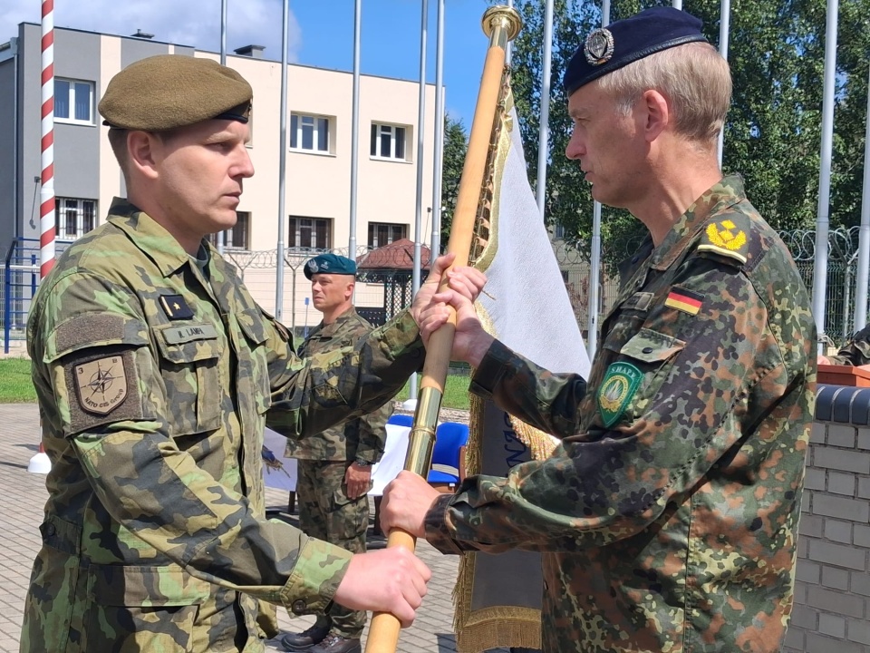 3. Batalion Łączności NATO w Bydgoszczy ma nowego dowódcę/ Fot. Damian Klich