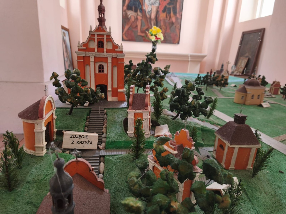 Tak prezentuje się Kalwaria Pakoska na makiecie. / Fot. Agnieszka Marszał