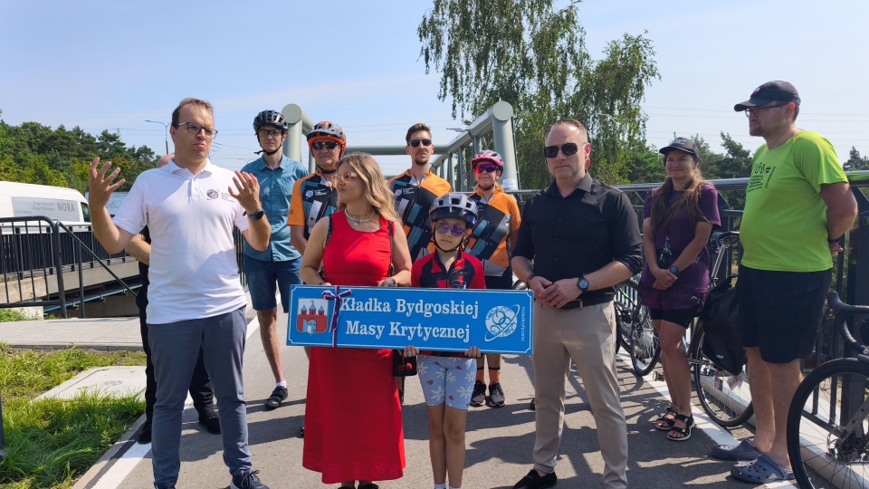 Droga i kładka pieszo-rowerowa w Bydgoszczy otwarte /fot. Bartosz Nawrocki