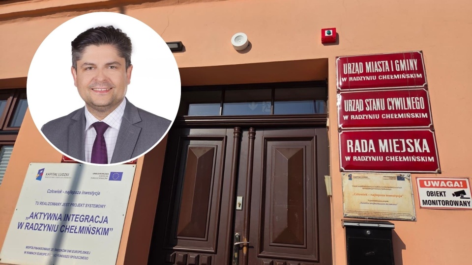 20 września będzie referendum ws. burmistrza Radzynia Chełmińskiego /fot. Maciej Doliński, Maciej Góral Burmistrz Miasta i Gminy Radzyń Chełmiński