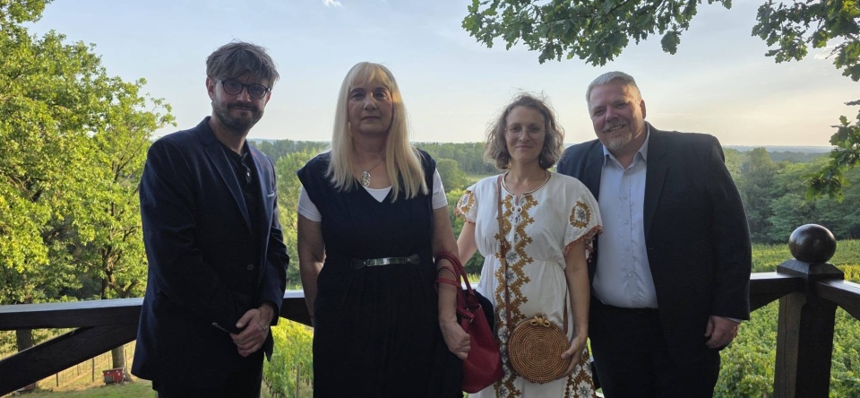 Reportażyści PR PiK. Od lewej: Michał Zaręba, Żaneta Walentyn, Adriana Andrzejewska-Kuras i Michał Słobodzian. / Fot. Cezary Wojtczak