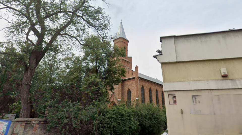 175. rocznica urodzin jednego z najbardziej zasłużonych Włocławian - Ludwika Bauera - odbędzie się w Kościele Ewangelicko-Augsburskim przy ul. Brzeskiej/fot. Google Maps